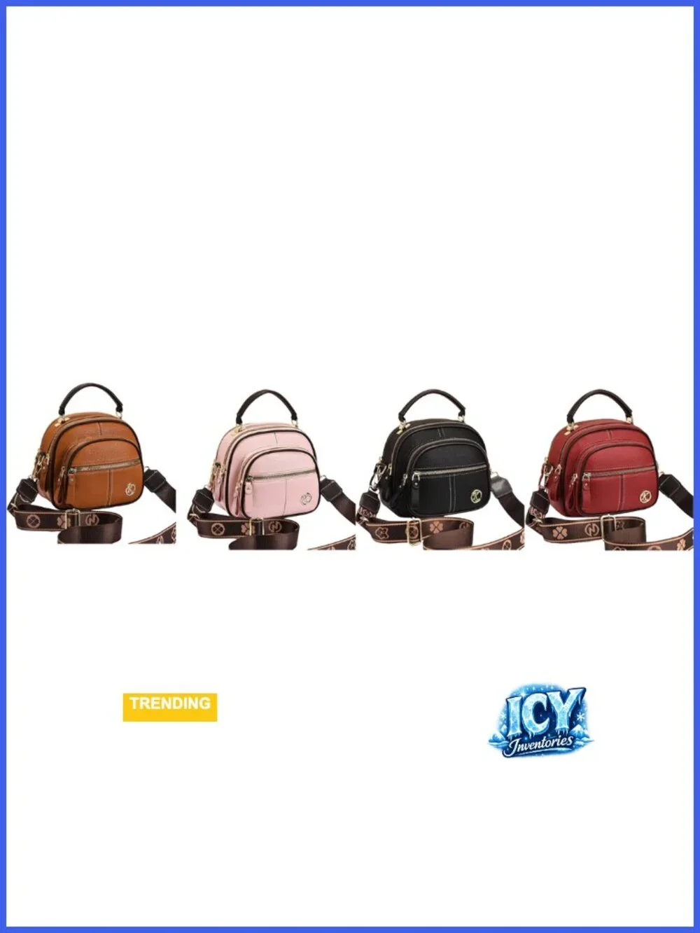 Vintage Crossbody Bag Leather Saddle Purse for Women Small Tote Adjustable
